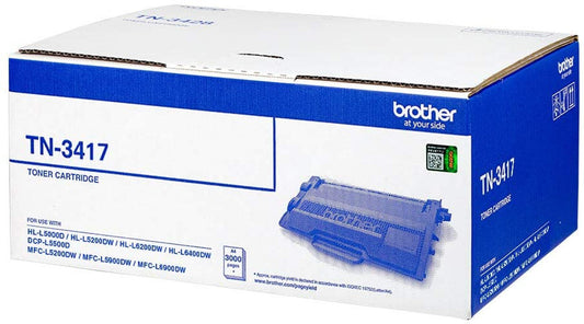 Brother TN-3417 High-Yield Toner Cartridge – 3,000 Pages - Globaltech.tc
