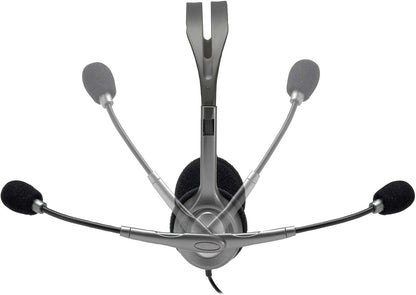 Logitech H110 Wired Headset – Stereo Audio with Noise-Canceling Microphone - Globaltech.tc