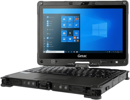 Getac V110 G6 Rugged 2-in-1 – 11.6" FHD Touchscreen Laptop with Intel Core i5-10210U, 32GB RAM, 512GB SSD - Globaltech.tc