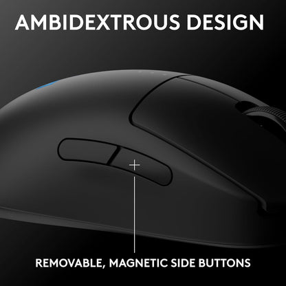 Logitech PRO 2 LIGHTSPEED Wireless Gaming Mouse – Black - Globaltech.tc