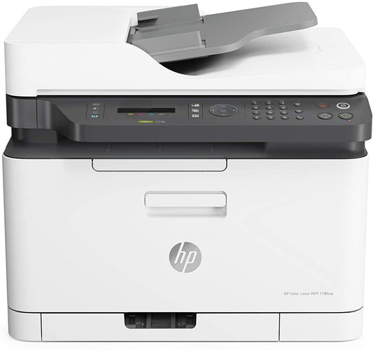 HP Color LaserJet MFP 179fnw – Wireless All-in-One Color Laser Printer, Fax, ADF, Compact Design - Globaltech.tc
