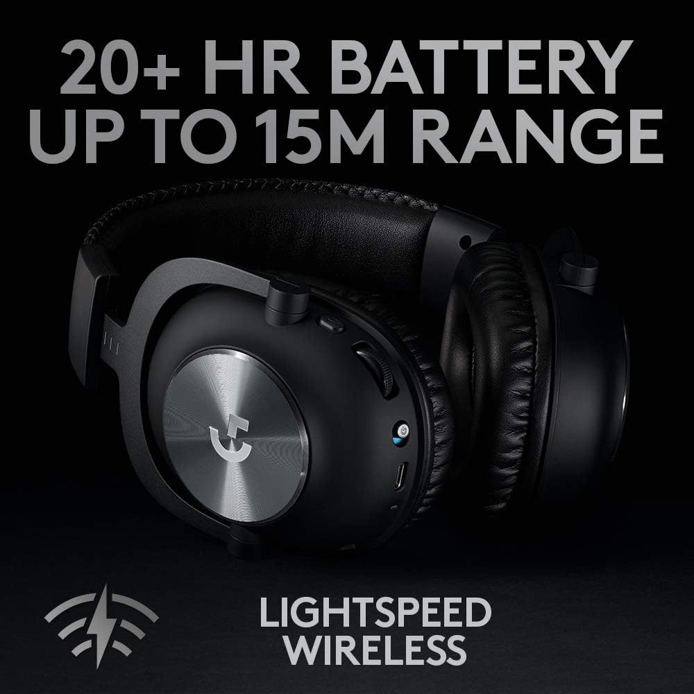 Logitech G PRO X LIGHTSPEED Wireless Gaming Headset – Black - Globaltech.tc