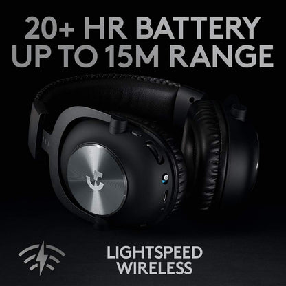 Logitech G PRO X LIGHTSPEED Wireless Gaming Headset – Black - Globaltech.tc