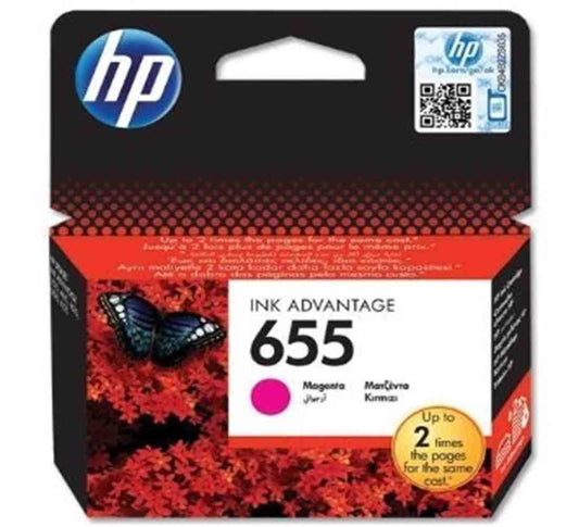 HP 655 Magenta Original Ink Advantage Cartridge (CZ111AE)