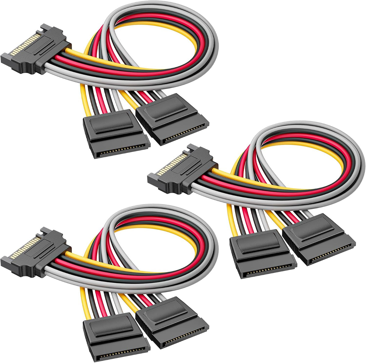 GTC SATA Power Splitter Cable (1-to-2 SATA)