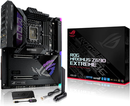 ASUS ROG Maximus Z690 Extreme Motherboard – LGA 1700, DDR5, PCIe 5.0, Wi-Fi 6E, 10Gb LAN, Thunderbolt 4 - Globaltech.tc