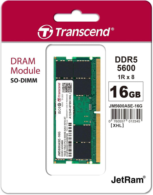 Transcend DDR5 5600MHz RAM – 8GB / 16GB / 32GB / 48GB - Globaltech.tc