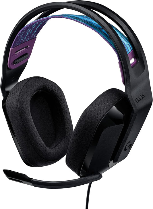 Logitech G335 Wired 3.5mm Gaming Headset – Black - Globaltech.tc