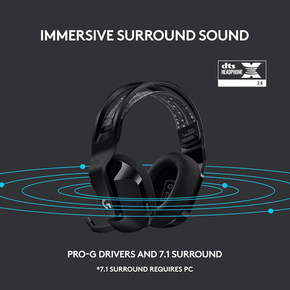 Logitech G733 LIGHTSPEED Wireless RGB Gaming Headset – Black - Globaltech.tc