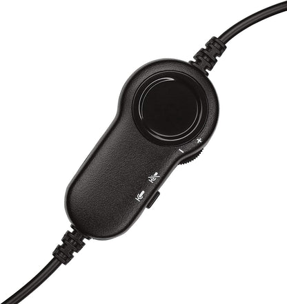 Logitech H151 Stereo Headset – 3.5mm Wired Headset with Rotating Boom Mic and In-Line Controls - Globaltech.tc