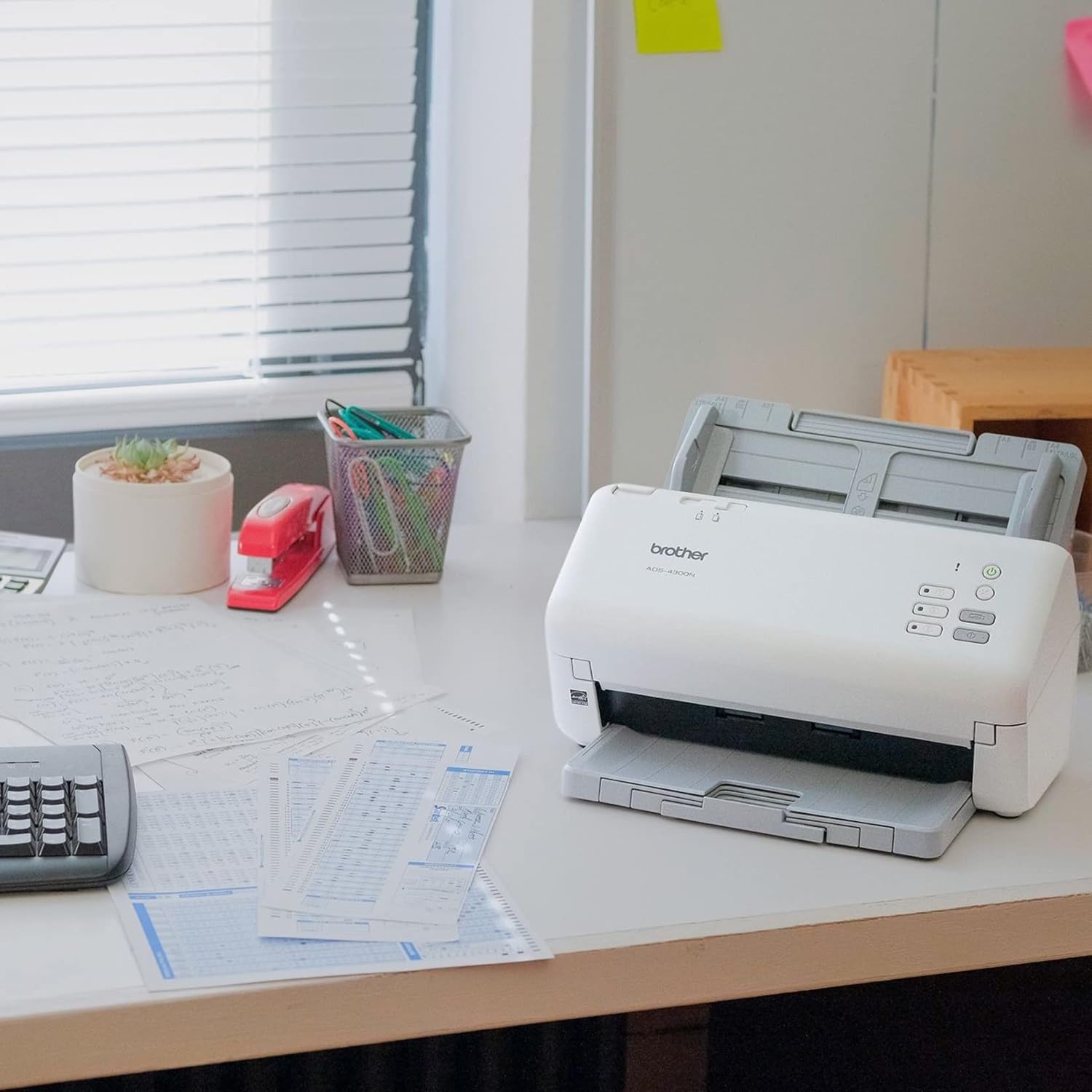 ADS-4300N Professional High-Speed Network Desktop Scanner – 40ppm, Duplex ADF - Globaltech.tc