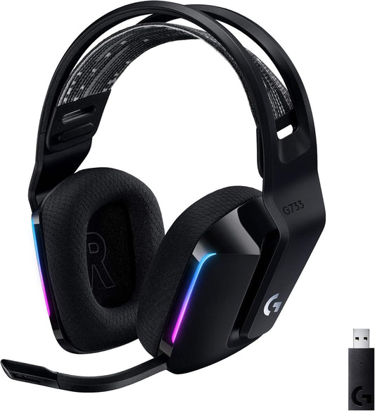 Logitech G733 LIGHTSPEED Wireless RGB Gaming Headset – Black - Globaltech.tc