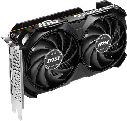 MSI GeForce RTX 4060 VENTUS 2X Black 8G OC – Dual-Fan Graphics Card, 8GB GDDR6, Ray Tracing, DLSS 3 - Globaltech.tc