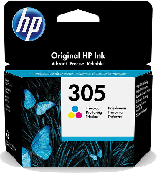 HP 305 Color Original Ink Cartridge (3YM60AE) - Globaltech.tc