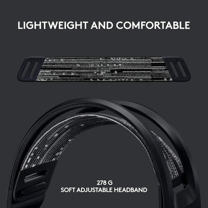 Logitech G733 LIGHTSPEED Wireless RGB Gaming Headset – Black - Globaltech.tc