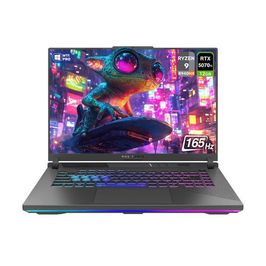 ASUS ROG Strix G16 G614PP-WH94 Gaming Laptop – AMD Ryzen 9 8940HX, 16GB RAM, 1TB NVMe, 16" WUXGA 165Hz Display, RTX 5070 8GB, Windows 11