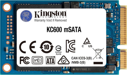 Kingston KC600 1TB mSATA SSD – Internal Solid State Drive, 3D TLC NAND, SATA III, High-Speed Performance - Globaltech.tc