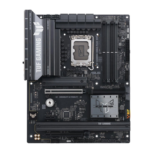 ASUS TUF B860-PLUS WIFI DDR5 Gaming Motherboard – LGA 1851, PCIe 5.0, DDR5 8666(OC), M.2, Wi-Fi, ATX - Globaltech.tc