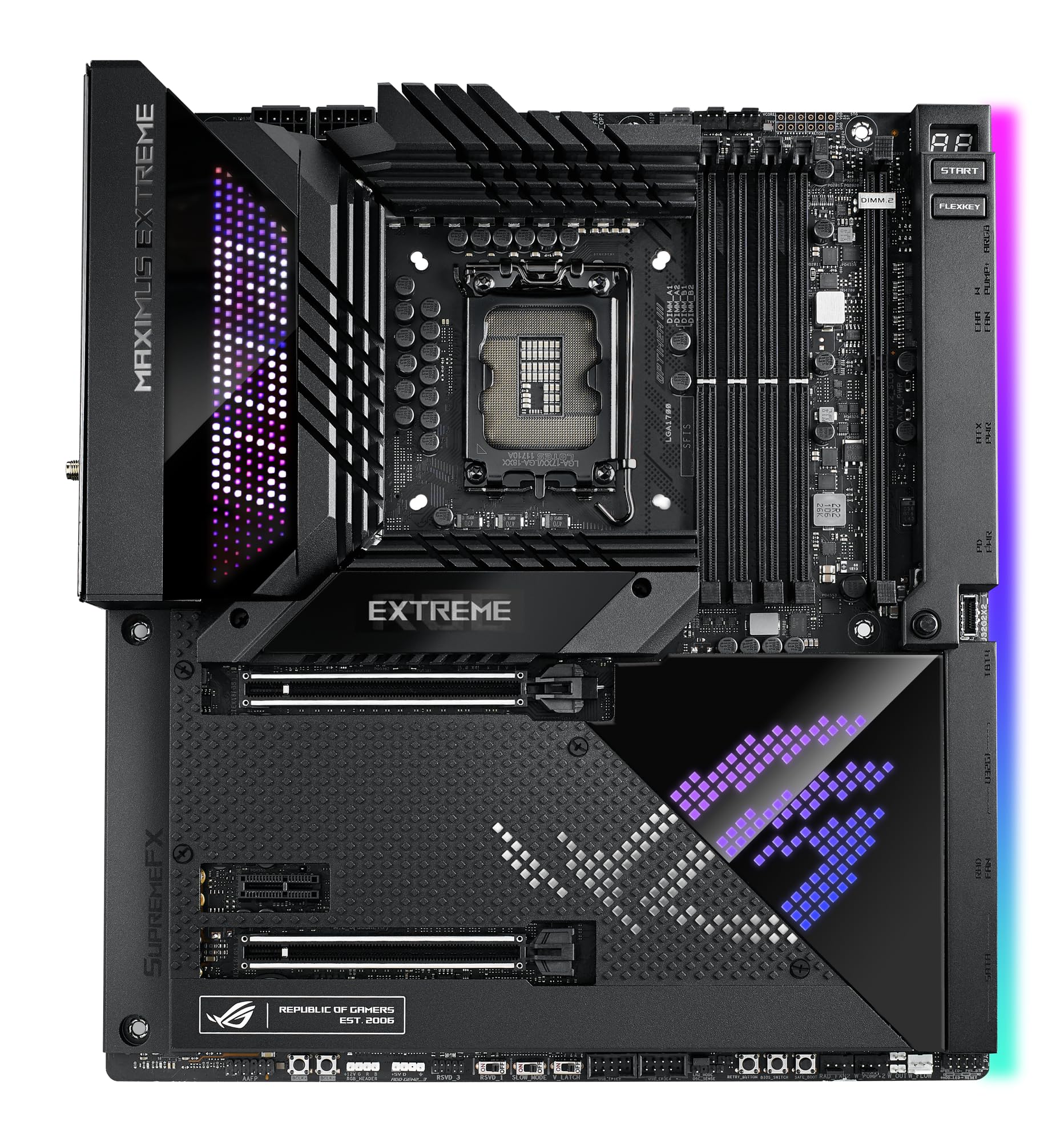 ASUS ROG Maximus Z690 Extreme Motherboard – LGA 1700, DDR5, PCIe 5.0, Wi-Fi 6E, 10Gb LAN, Thunderbolt 4 - Globaltech.tc