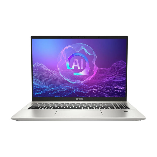 MSI Prestige A16 AI+ – Ryzen AI 9-365, 16" QHD+, 32GB RAM, 1TB SSD, Silver