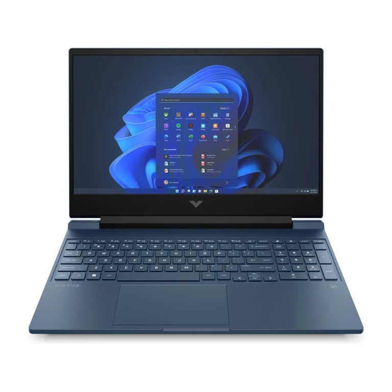 HP Victus 15 Gaming Laptop, i7-12650H, RTX 4050 6GB, 16GB DDR4, 512GB SSD, 15.6” FHD – Blue - Globaltech.tc