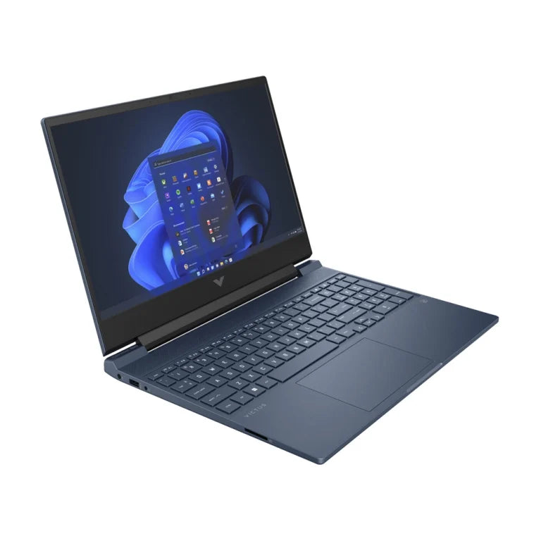 HP Victus 15 Gaming Laptop, i7-12650H, RTX 4050 6GB, 16GB DDR4, 512GB SSD, 15.6” FHD – Blue - Globaltech.tc