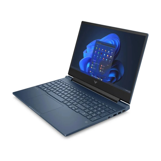 HP Victus 15 Gaming Laptop, i7-12650H, RTX 4050 6GB, 16GB DDR4, 512GB SSD, 15.6” FHD – Blue - Globaltech.tc