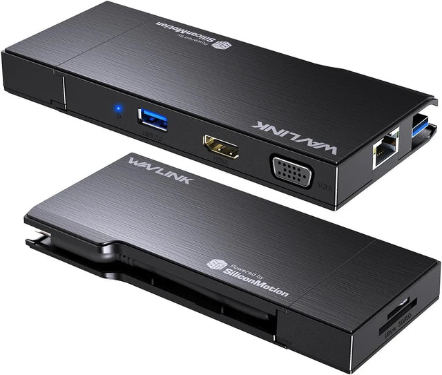 WAVLINK WL-UG39DH2 USB 3.0 Dual 2K Mini Docking Station