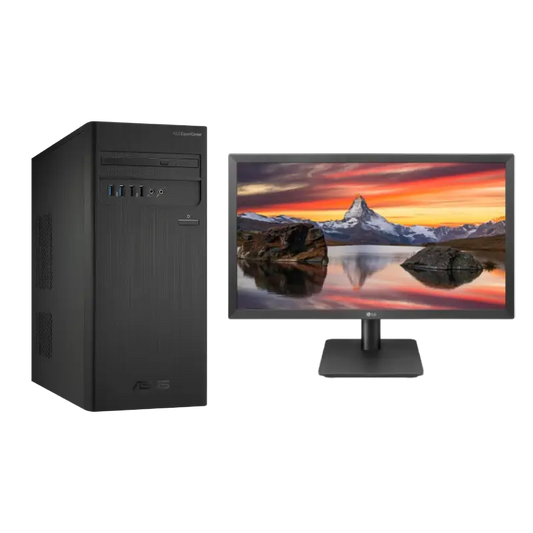 ASUS D300TA Tower Desktop – Core i5-10400, 8GB RAM, 1TB HDD + Free 24" Acer Monitor - Globaltech.tc