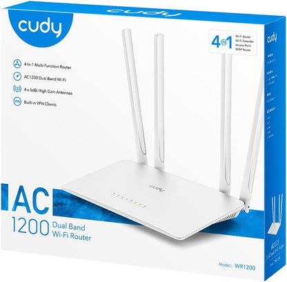 Cudy WR1200 AC1200 Dual-Band Wi-Fi Router