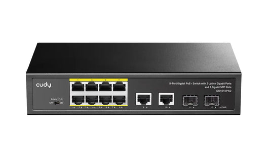 Cudy GS1010PS2 8-Port Gigabit PoE+ Switch with SFP
