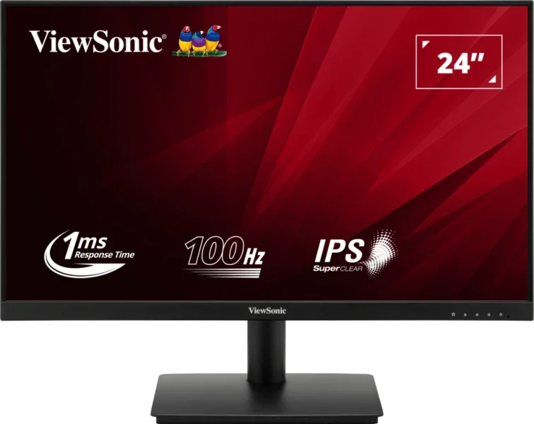 ViewSonic VA240-H 24” Full HD 1080p Monitor – HDMI, VGA, Eye Care - Globaltech.tc