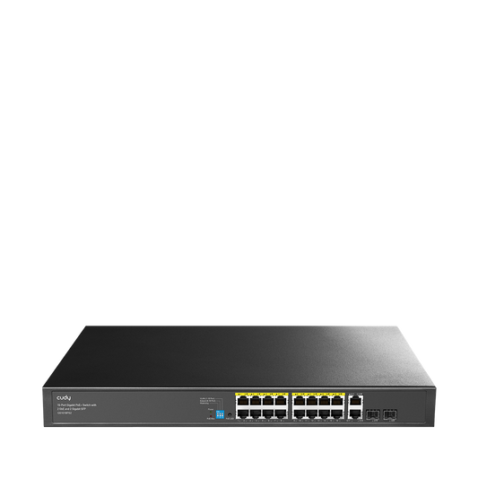 Cudy GS1018PS2 16-Port Gigabit PoE+ Switch with 2 GbE and 2 SFP
