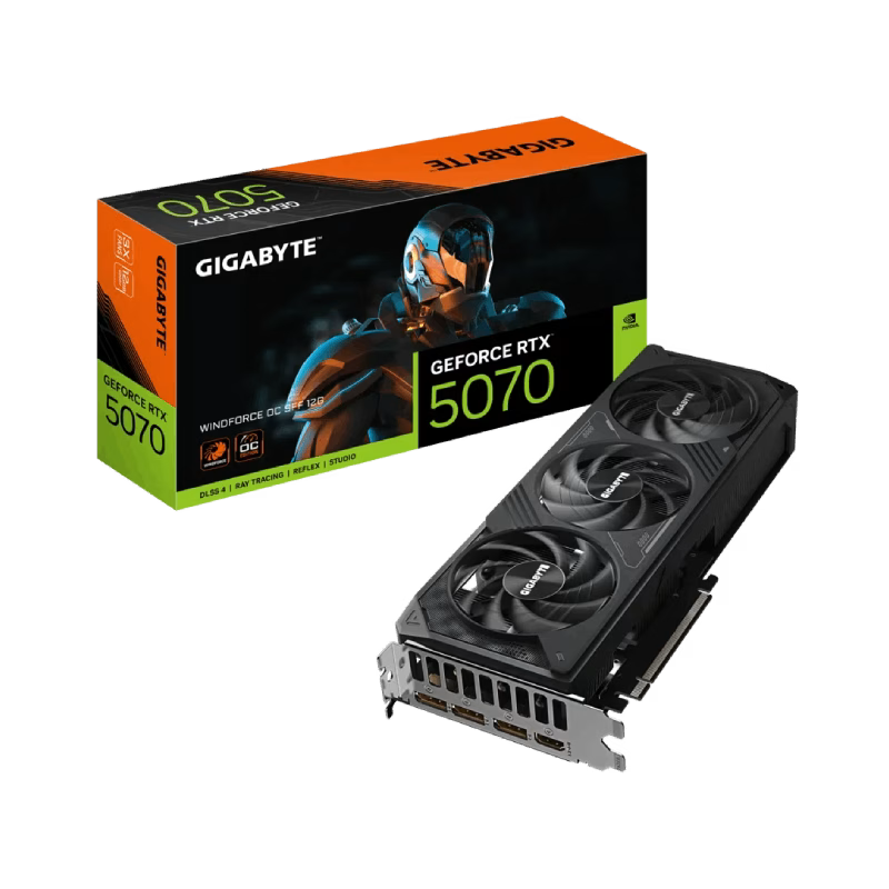 GIGABYTE GeForce RTX™ 5070 WINDFORCE OC SFF 12G – Compact High-Performance Gaming GPU - Globaltech.tc