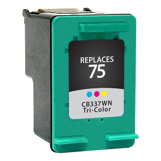 HP 75 Tri-color Original Ink Cartridge (CB337WN)