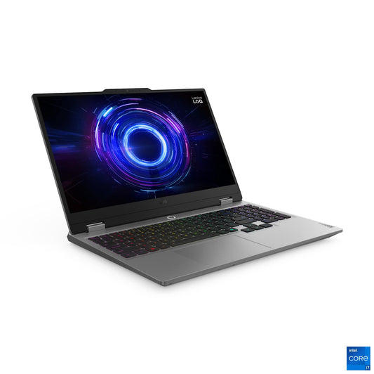 Lenovo LOQ 15IRX10 83JE002LUS Gaming Laptop – Intel Core i7-13650HX, 16GB RAM, 512GB NVMe, 15.6" FHD 144Hz Display, RTX 5060 8GB, Windows 11, Luna Grey