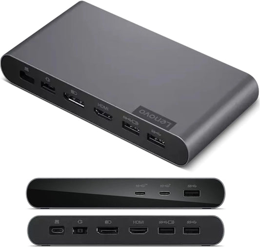 Lenovo USB-C Universal Dock – Dual Display, Power Delivery, Multiple Ports - Globaltech.tc