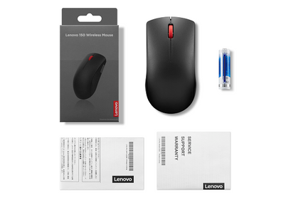 Lenovo 150 Wireless Mouse with Battery – Compact, Ergonomic Design