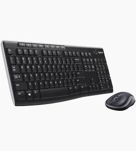 Logitech MK270, Wireless Keyboard & Mouse Combo with Arabic Keys - Globaltech.tc
