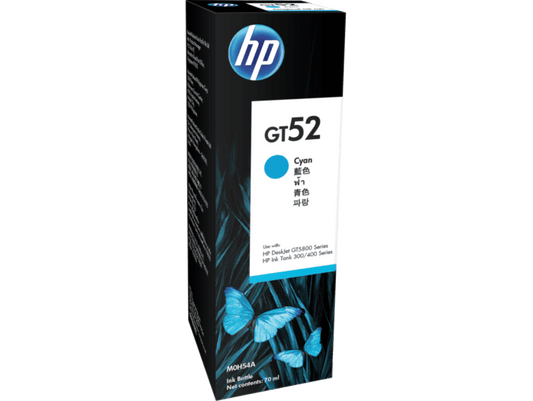HP GT52 Cyan Original Ink Bottle (70ml)