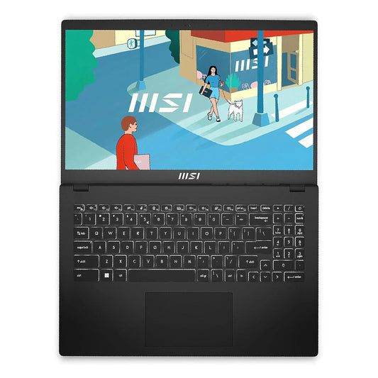 MSI Modern 15 Ultra Thin 15 B12MO-1000US – Core i7-1255U, 16GB RAM, 512GB SSD, 15.6" FHD IPS 60Hz - Globaltech.tc