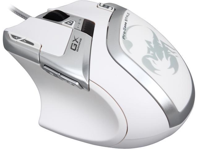 Genius GX Gaming DeathTaker Mouse (White Edition)