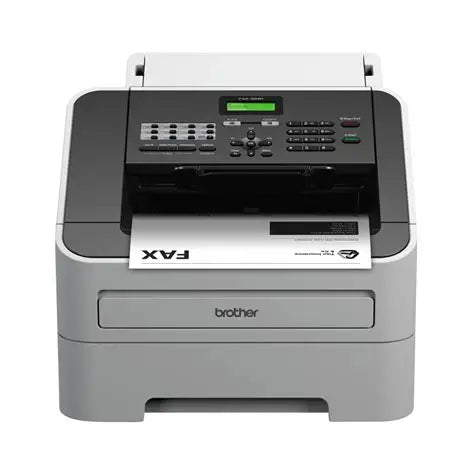FAX-2840 Laser Fax & Copier – High-Speed 33.6K bps Modem, 250-Sheet Paper Tray - Globaltech.tc