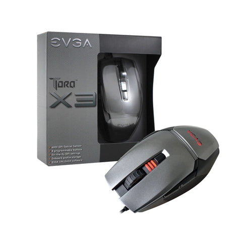 EVGA TORQ X3 – Wired Gaming Mouse - Globaltech.tc