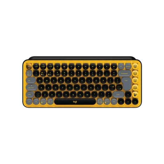 Logitech POP Keys Wireless Mechanical Emoji Keyboard – Blast, Compact, Colorful, Multi-Device - Globaltech.tc