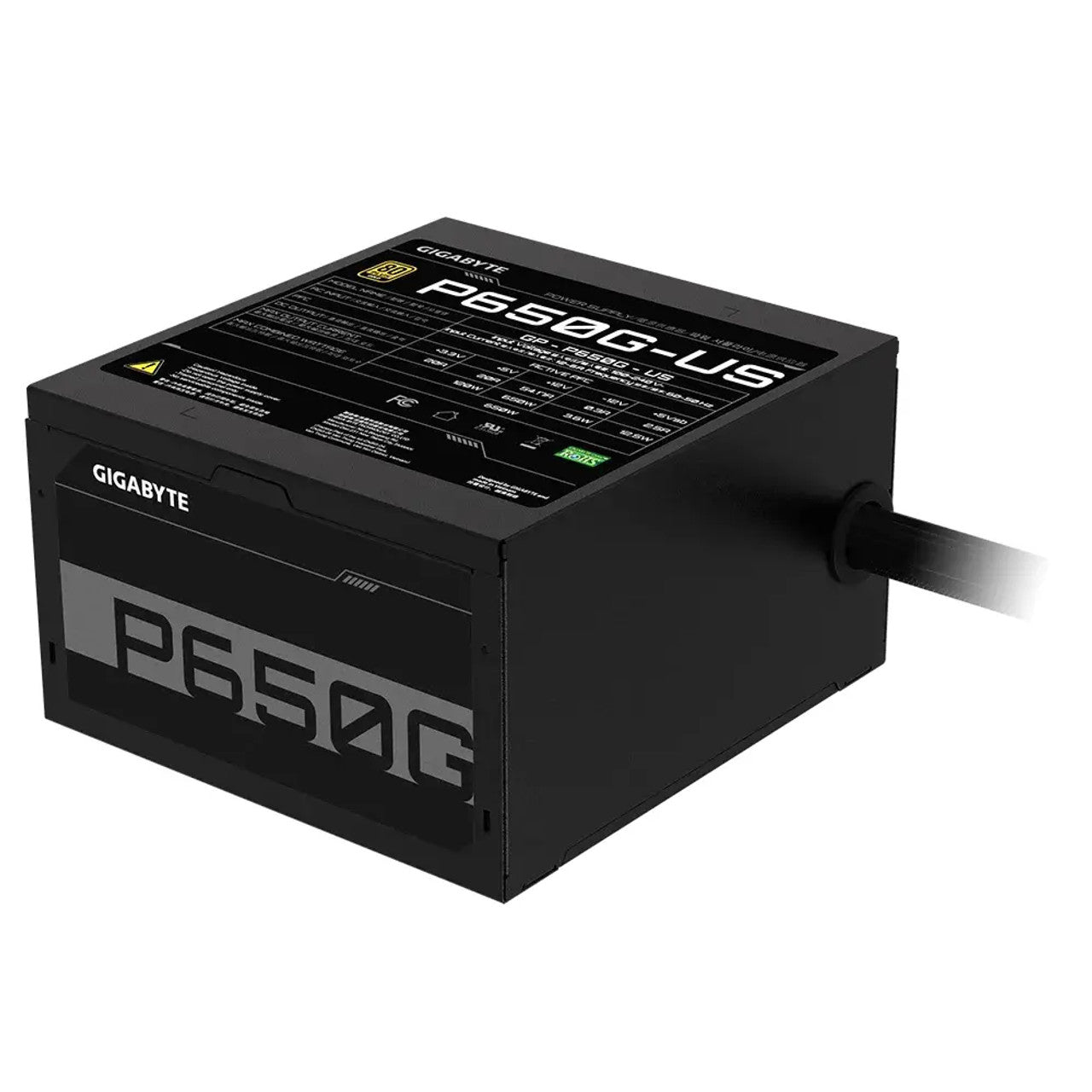 GIGABYTE 650W – 80 Plus Gold Power Supply - Globaltech.tc