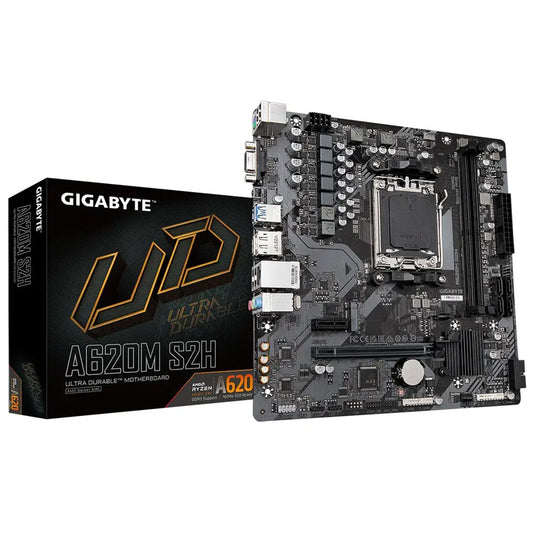 GIGABYTE A620M S2H (1.2) – AM5 Micro-ATX Motherboard - Globaltech.tc