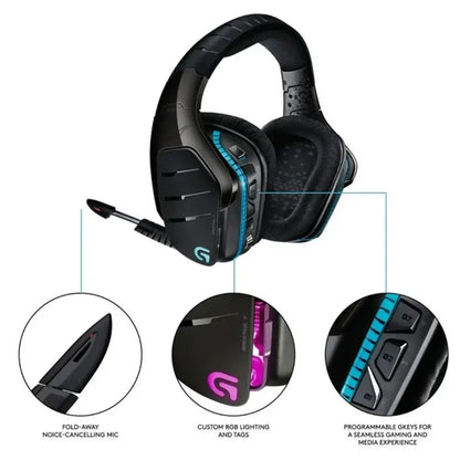 Logitech G933 Wireless Gaming Headset – Black - Globaltech.tc