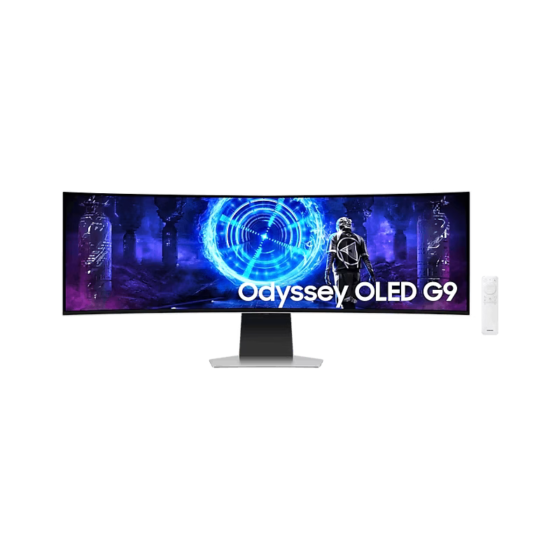 Samsung 49” Odyssey G9 G952 OLED Curved Gaming Monitor – Dual QHD, 240Hz, 0.03ms, Smart Features, Speakers, Height Adjustable (LS49DG952SMXUE) - Globaltech.tc
