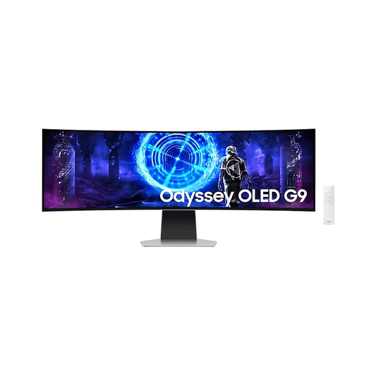 Samsung 49” Odyssey G9 G952 OLED Curved Gaming Monitor – Dual QHD, 240Hz, 0.03ms, Smart Features, Speakers, Height Adjustable (LS49DG952SMXUE) - Globaltech.tc